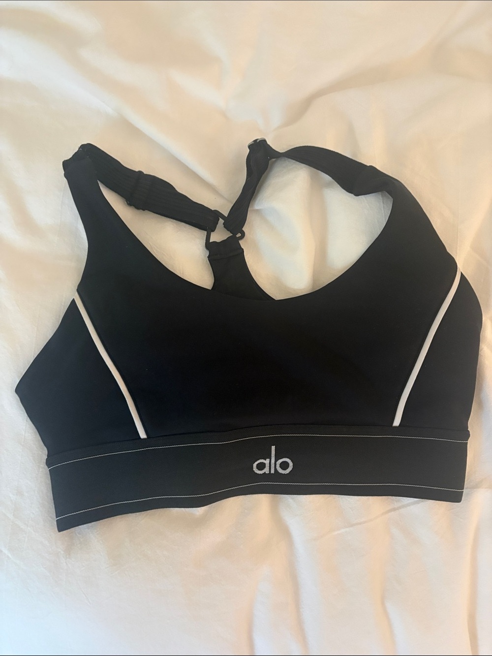 Alo Black Airlift Suit Up Bra